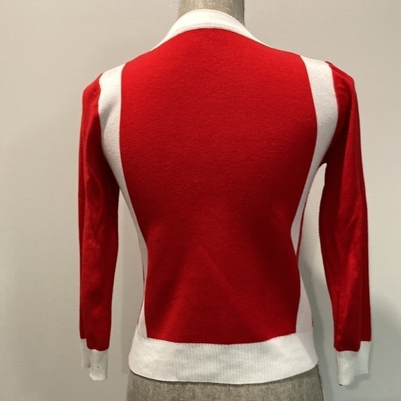 VERO Moda Red Slim Long Sleeve Top Size Medium - Picture 11 of 12